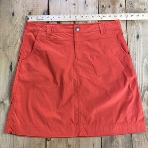 Eddie Bauer Orange Guide Skirt First Ascent‎ Whittaker Mountaineering Size 10